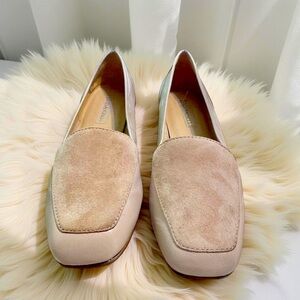 Enzo Angiolini,Genuine glove tan leather,suede front,loafer,flat,comfort,posh❤️